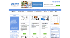 Desktop Screenshot of cresthealthcare.com