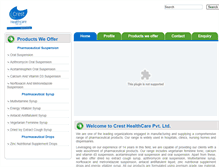 Tablet Screenshot of cresthealthcare.net